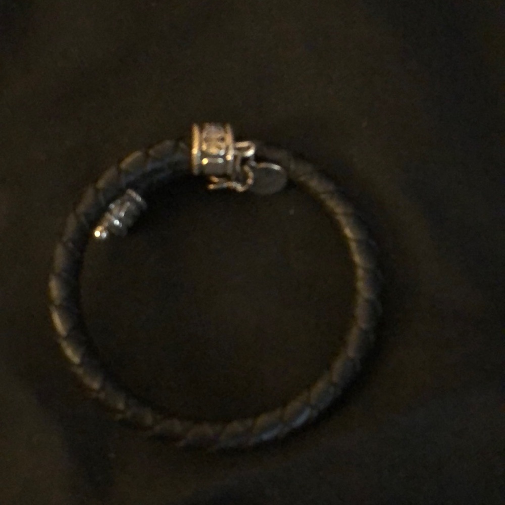 Alex and ani leather wrap bangle